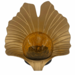 SOLAR LAMP GOLD LEAF, GARDEN DECORATION