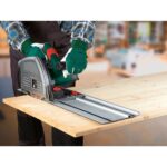 Parkside Plunge Saw PTSS 1200, 1200W with Guide Rail - Image 3