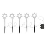 LIVARNO Warm White LED Star Stakes
