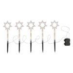 LIVARNO Warm White LED Star Stakes - Image 3