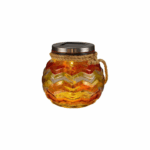 LIVARNO Orange Solar LED Jar Lamp