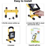 Parkside Cordless LED Spotlight PAS 2200 A2 600lm - Image 7