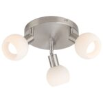 LIVARNO Triple LED Ceiling Light Chrome Spiral - Image 2