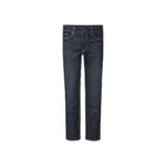 LIVERGY Men's Straight Fit Jeans, Dark Blue