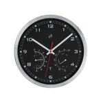 AURIOL® Radio-Controlled Wall Clock (silver/black)