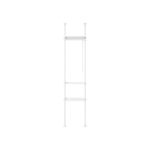 LIVARNO home telescopic wardrobe, with 3 pull-out shelves - Image 2