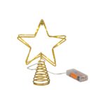 LIVARNO Gold LED Tree Topper Star