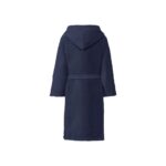 Möve by Livarno Home Bathrobe, Cotton, Navy, S - Image 2