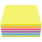 STYLEX 10x Sticky Notes – 320 Sheets, 76 x 76 mm, Neon Colors - Image 2