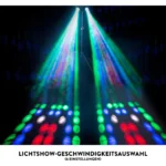 LENCO LFM-220BK - Dual Matrix RGB Party LED Lights - Image 4