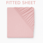Michalsky Jersey Fitted Sheet, Light Pink, 90-100x200cm