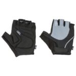 CRIVIT Cycling Gloves, Reflective, Black, Size 8