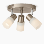LIVARNO LED Ceiling Light Warm White Chrome