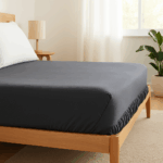 LIVARNO Home Flannel Fitted Sheet, 90-100x200cm - Image 2