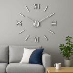 AURIOL® Wall Clock for Finishing, Ø 90 – 120 cm (Roman numerals) - Image 2