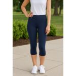 esmara® Women's capri leggings (M (40/42), navy blue) - Image 2