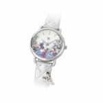 AURIOL Women's Watch Set + Silver Rush Butterflies Bracelet Modern Art/EBUS - Image 2
