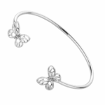 AURIOL Women's Watch Set + Silver Rush Butterflies Bracelet Modern Art/EBUS - Image 4