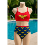WONDER WOMAN Girls Bikini (Red, 158/164) - Image 2