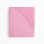 LIVARNO home Stretch jersey sheet, 90 – 100 x 200 cm (pink)