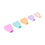 Set of 5 protective caps for makeup brushes - Image 2
