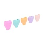 Set of 5 protective caps for makeup brushes - Image 3