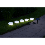 LIVARNO Home Solar Ground Light Chain (Stone) 5 Leds - Image 2