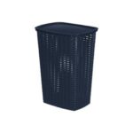 LIVARNO Laundry Basket, 53L Dark Blue