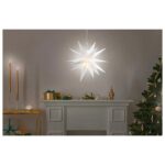 Livarno Home 3D LED Outdoor Star (White) - Image 2