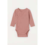 LUPILU Baby 3 Bodysuits, Pink/Beige (0-2 Months)