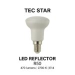 TEC STAR Compact LED reflector bulb with warm white light and E14 base. - Image 2