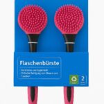 HOME IDEAS Pair of Dish Brushes – Bristle-Free Silicone Kitchen Brushes