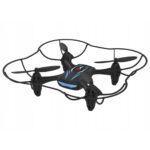 RC STUNT DRONE Delta-Sport Small Remote Controlled Stunt Drone Complete Set Black Colour