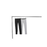 PEPPERTS Girls' 2 Leggings, Black/Grey (10-12 Years) - Image 2