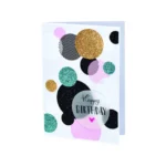 FOLIA Glitter Cardstock Pad – Pastel, 170 x 245 mm, 300 g/m² - Image 2