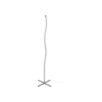 LIVARNO Home LED Floor Lamp, Nickel Matte