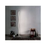 LIVARNO Home LED Floor Lamp, Nickel Matte - Image 2
