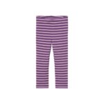 LUPILU Girls' 2 Thermal Leggings, Pink/Striped (122/128) - Image 2