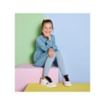 Pepperts!® Girls' 2-Pack Leggings (10-12 Years, Navy/Light Blue) - Image 3