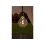 LIVARNO Home LED Outdoor Hanging Lamp, Smoked Glass - Image 5