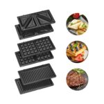 Clatronic ST/WA 3670 2Waffel(n) 800W Schwarz - Edelstahl Waffeleisen (263805) - Image 4