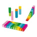 Playtive Montessori Rainbow Number Cube Game - Image 2