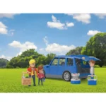 PLAYTIVE Go Set Family Van Car Light & Sound Effects 41-piece Trailer Hitch - Image 2