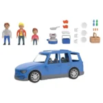 PLAYTIVE Go Set Family Van Car Light & Sound Effects 41-piece Trailer Hitch - Image 3
