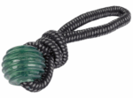 ZOOFARI® Dog Toy (rope with ball, black-green) - Image 2