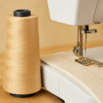CRELANDO Beige polyester overlock threads 1 pc. - Image 2