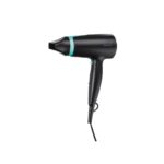 SILVERCREST® PERSONAL CARE Travel Hair Dryer SRHK 1600 A1 (black/turquoise)