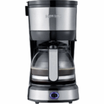 SEVERIN Countertop Drip Coffee Maker - 4 Cup Capacity - Stainless Steel - Black - Image 3