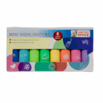 UNITED OFFICE Mini Pastel Highlighters 8 Colors - Image 2