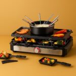 SWITCH ON Raclette & Fondue Combination Complete Set Device 1400 W
